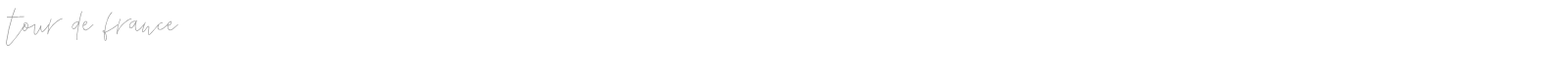 Tour de France font preview